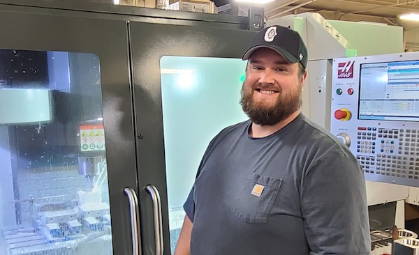 Josh Chandler named Compass Precision Employee of the Month in January
